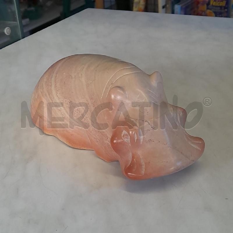 IPPOPOTAMO PIETRA ROSA | Mercatino dell'Usato Sondrio 1