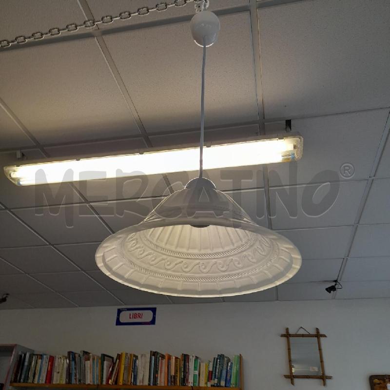 LAMPADARIO CUPOLA VETRO GRECA | Mercatino dell'Usato Sondrio 1