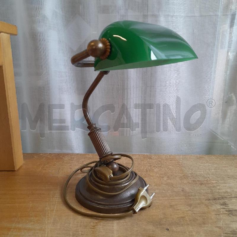 LAMPADA DA SCRIVANIA OTTONE BRUNITO  | Mercatino dell'Usato Sondrio 1