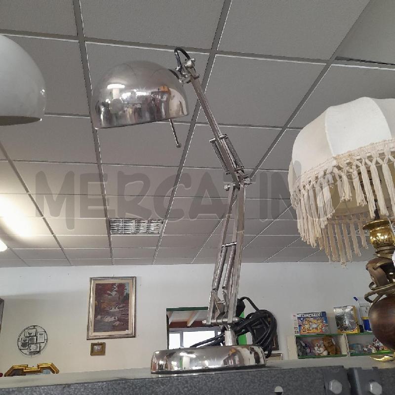 LAMPADA IKEA ACCIAIO NICHELATO BRACCIO REGOLABILE | Mercatino dell'Usato Sondrio 1