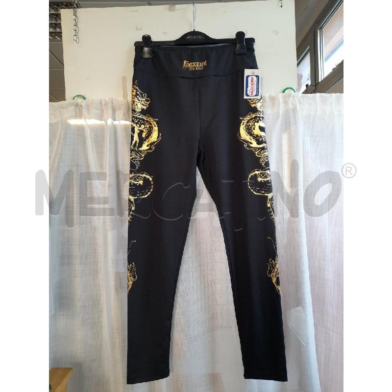 LEGGINGS NERO ORO BOXEUR | Mercatino dell'Usato Sondrio 1