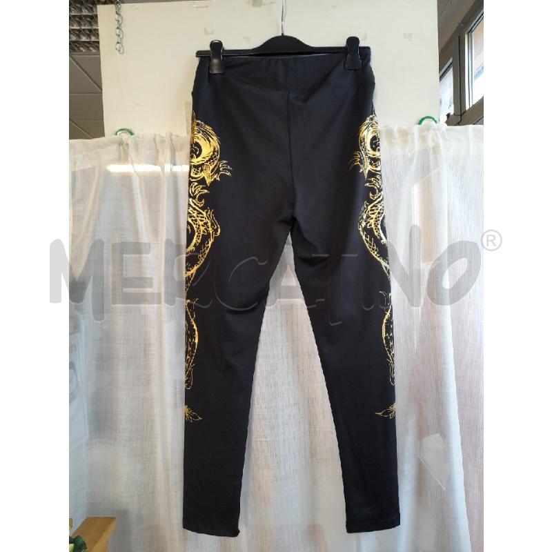 LEGGINGS NERO ORO BOXEUR | Mercatino dell'Usato Sondrio 2