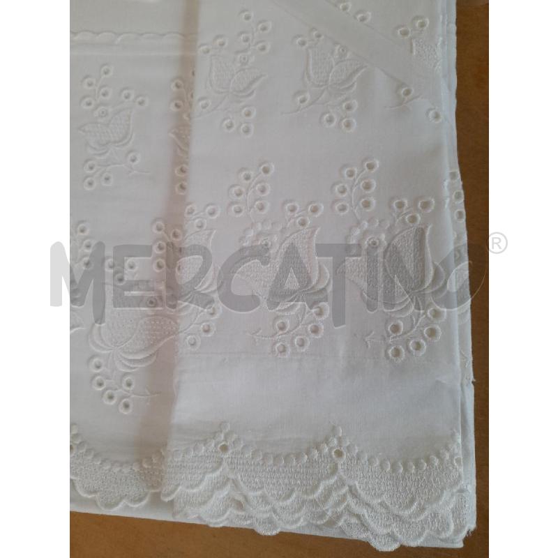 LENZUOLO MATRIMONIALE GABEL BIANCO | Mercatino dell'Usato Sondrio 2