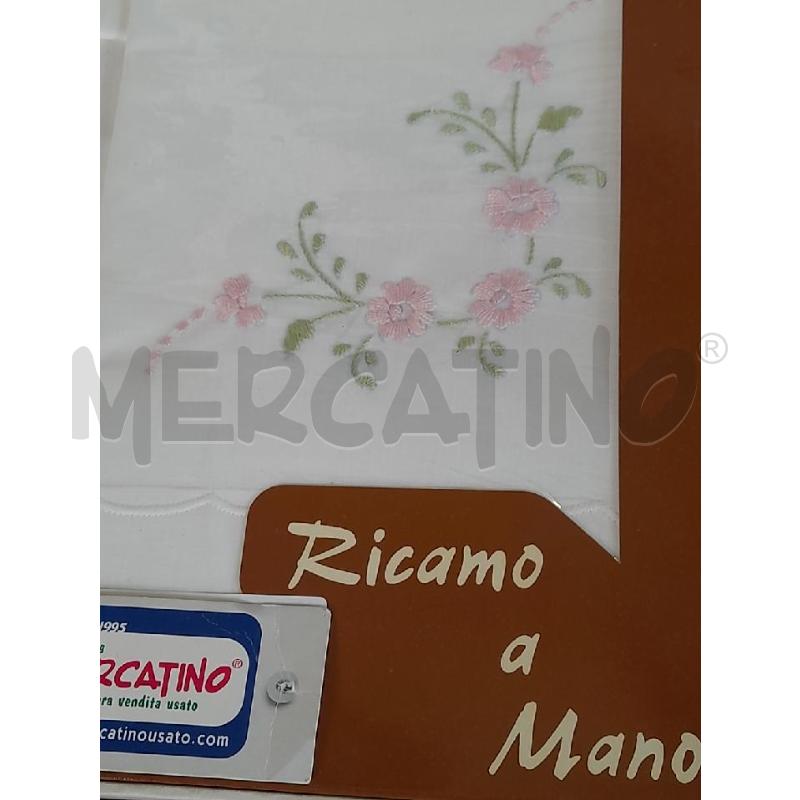 LENZUOLO MATRIMONIALE RICAMATO A MANO | Mercatino dell'Usato Sondrio 2