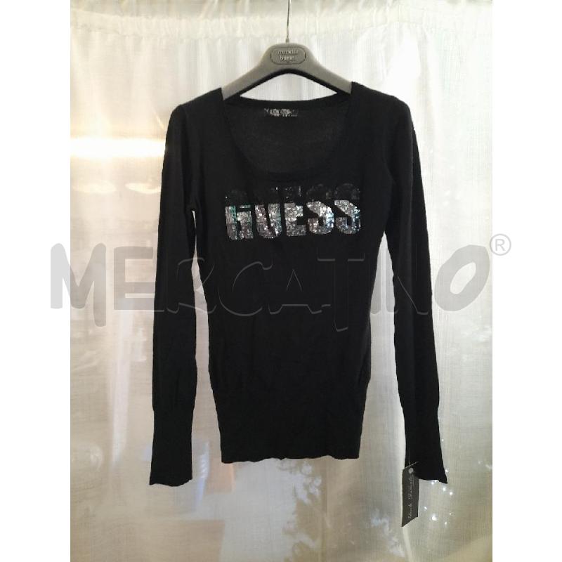 MAGLIA DONNA NERA GUESS | Mercatino dell'Usato Sondrio 1
