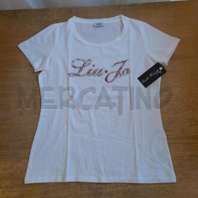 MAGLIETTA DONNA B.CA LIU JO STRASS E PELINE | Mercatino dell'Usato Sondrio 1