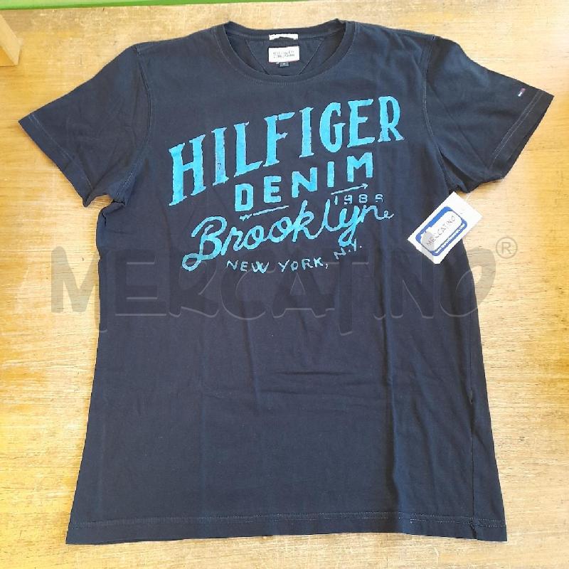 MAGLIETTA UOMO HILFIGER NERA | Mercatino dell'Usato Sondrio 1