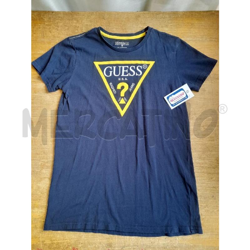 MAGLIETTA UOMO RAGAZZO BLU GUESS | Mercatino dell'Usato Sondrio 1