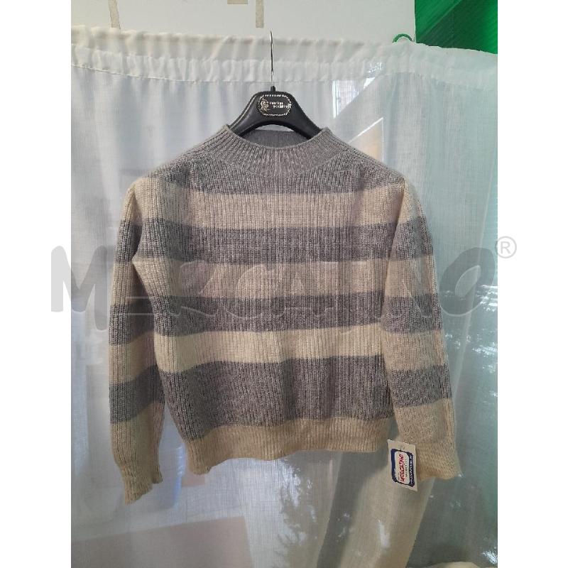 MAGLIONE DONNA CASCHMIRE A RIGHE | Mercatino dell'Usato Sondrio 1