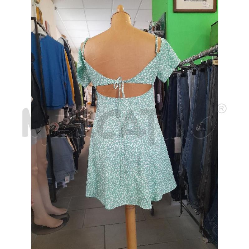 MINI ABITO CALVIN KLEIN VERDE A FIORELLINI | Mercatino dell'Usato Sondrio 2