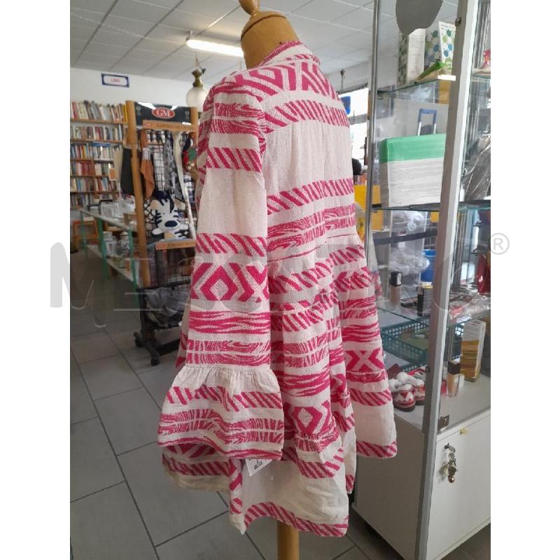 MINI ABITO CAMICIONE ROMBI ROSA COTONE | Mercatino dell'Usato Sondrio 2