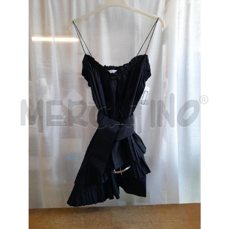 MINI ABITO NERO CON CINTURA | Mercatino dell'Usato Sondrio 1