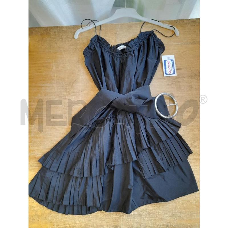 MINI ABITO NERO CON CINTURA | Mercatino dell'Usato Sondrio 2