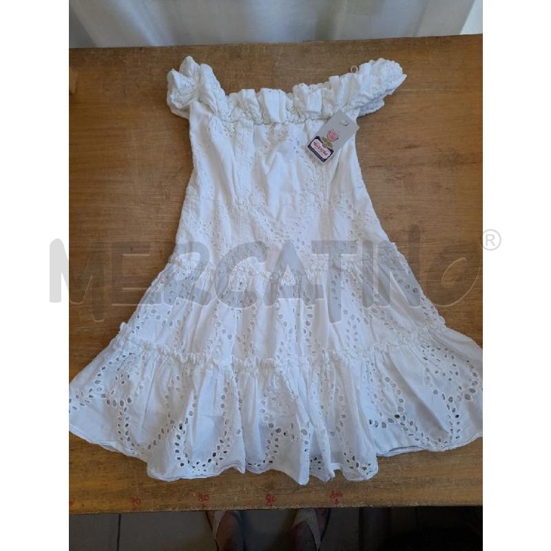 MINI ABITO SANGALLO BIANCO | Mercatino dell'Usato Sondrio 1