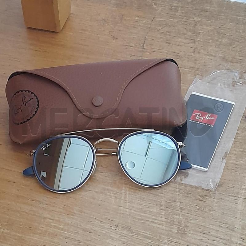 OCCHIALI DONNA RAY BAN AZZURRI A SPECCHIO | Mercatino dell'Usato Sondrio 1