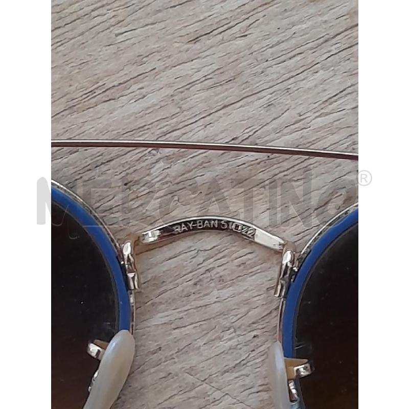 OCCHIALI DONNA RAY BAN AZZURRI A SPECCHIO | Mercatino dell'Usato Sondrio 2