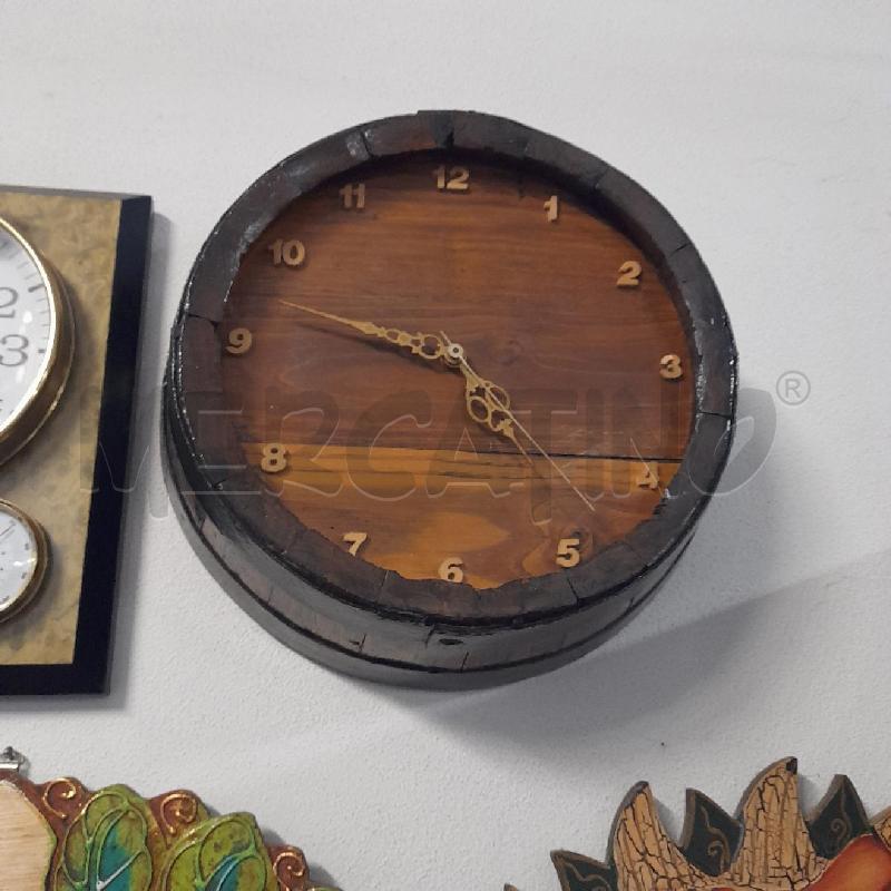 OROLOGIO DA PARETE BOTTE LEGNO | Mercatino dell'Usato Sondrio 1