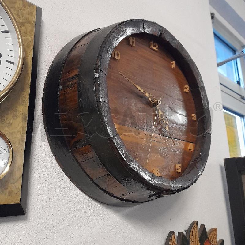 OROLOGIO DA PARETE BOTTE LEGNO | Mercatino dell'Usato Sondrio 2