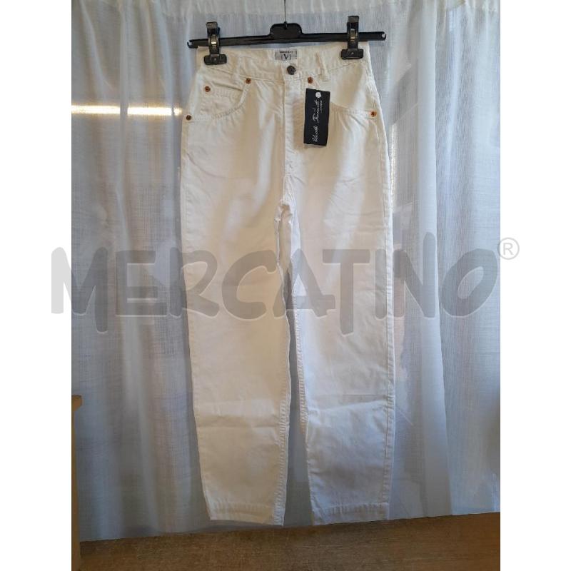 PANTALONE BAMBINA VALENTINO JUNOIR BIANCO | Mercatino dell'Usato Sondrio 1