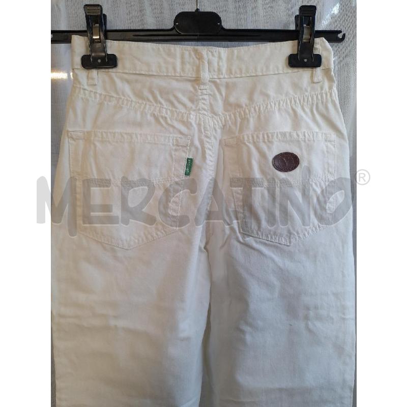 PANTALONE BAMBINA VALENTINO JUNOIR BIANCO | Mercatino dell'Usato Sondrio 2