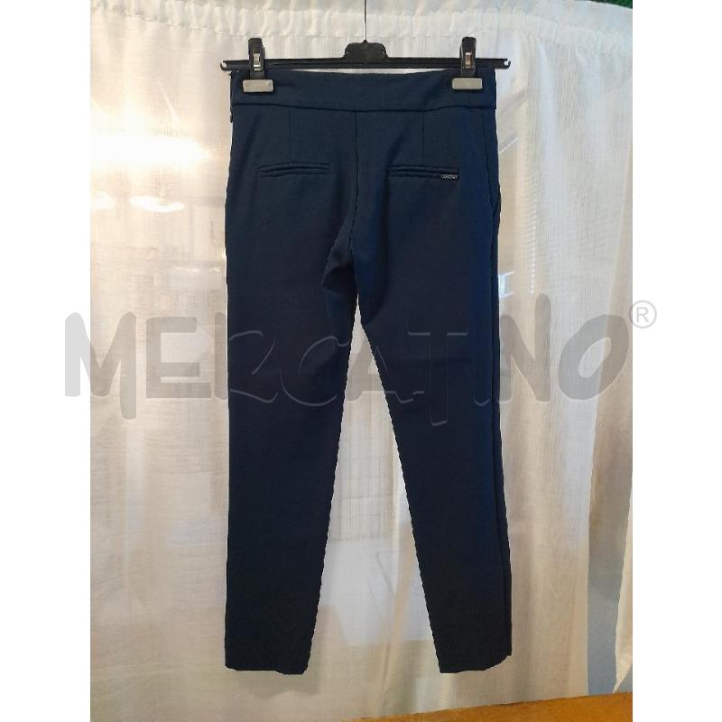 PANTALONE DONNA ANNARITAN BLU ELASTICIZZATO | Mercatino dell'Usato Sondrio 2