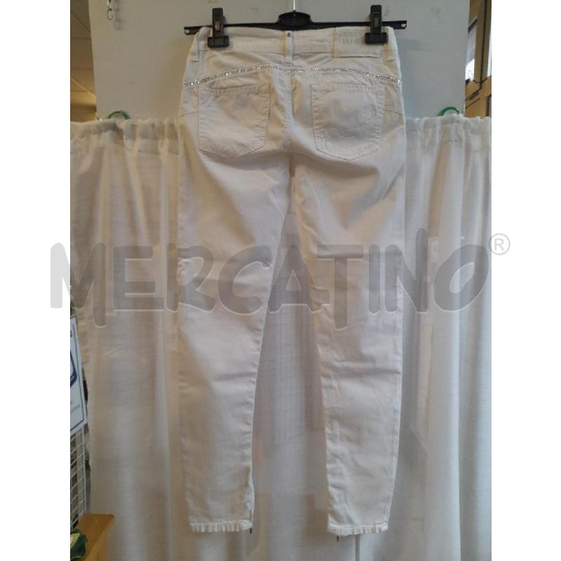 PANTALONE DONNA BIANCO LIU JO STRASS | Mercatino dell'Usato Sondrio 2