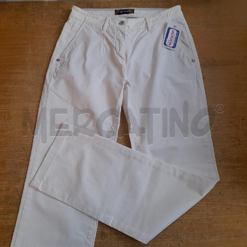 PANTALONE DONNA COLMAR BIANCO | Mercatino dell'Usato Sondrio 1