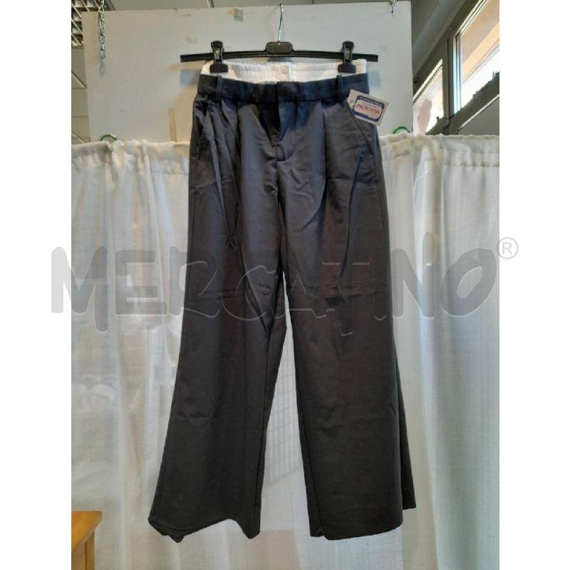 PANTALONE DONNA GRIGIO BASCHINA BIANCA | Mercatino dell'Usato Sondrio 1