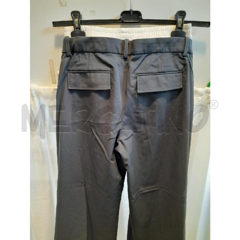 PANTALONE DONNA GRIGIO BASCHINA BIANCA | Mercatino dell'Usato Sondrio 2