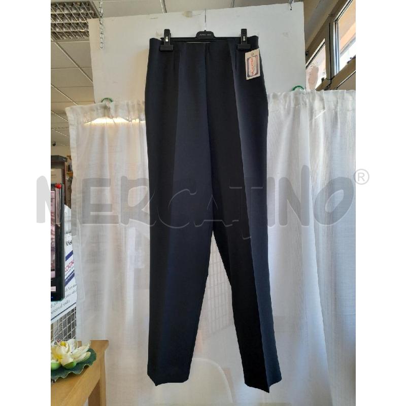 PANTALONE DONNA MISTO LINO NERO  | Mercatino dell'Usato Sondrio 1