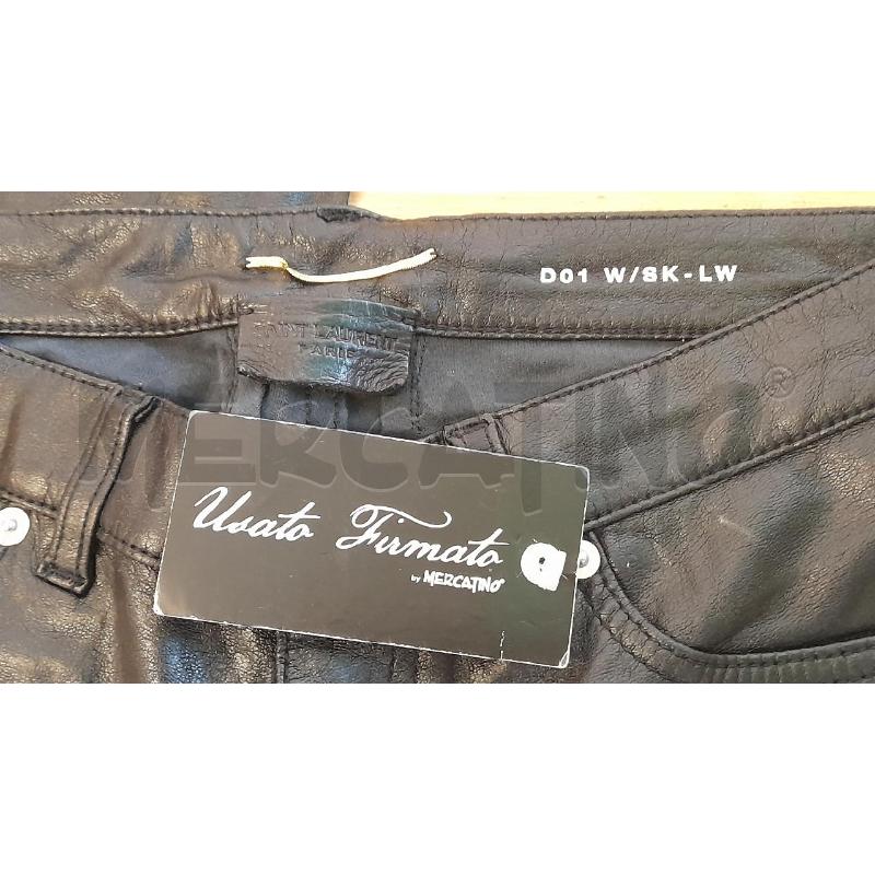PANTALONE DONNA SAINT LAURENT SIMILPELLE | Mercatino dell'Usato Sondrio 3