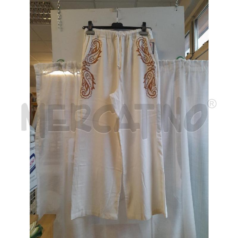 PANTALONE DONNA VISCOSA COTONE RICAMO | Mercatino dell'Usato Sondrio 1