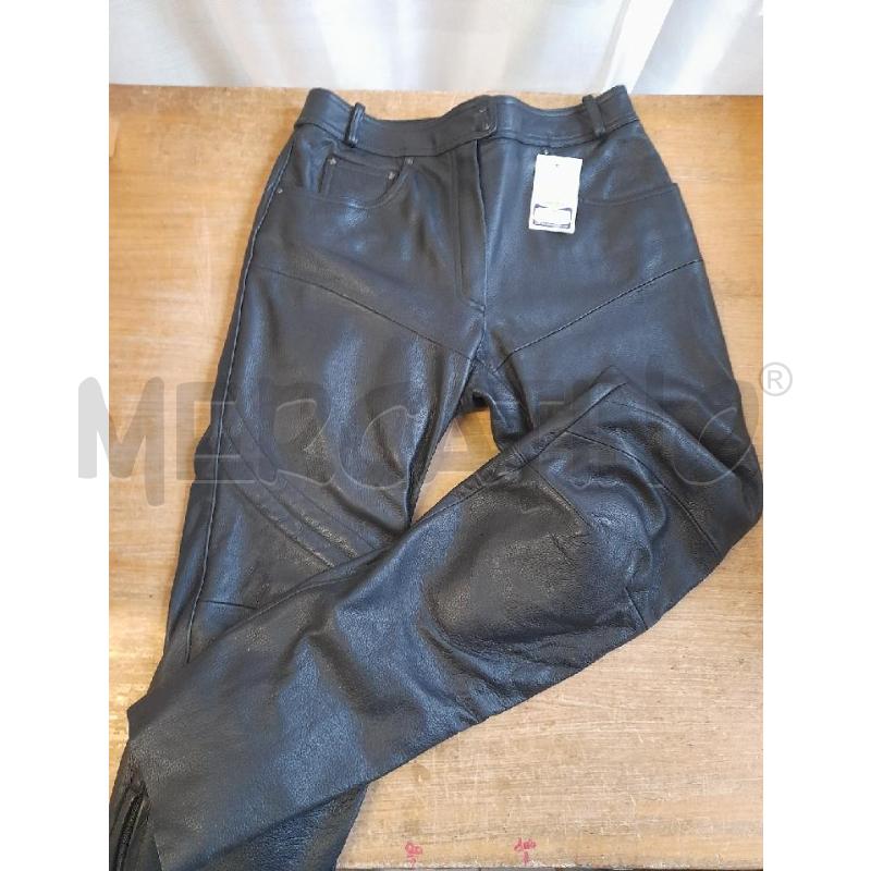 PANTALONE MOTO DONNA PELLE NERA RICHA TG.42 | Mercatino dell'Usato Sondrio 1