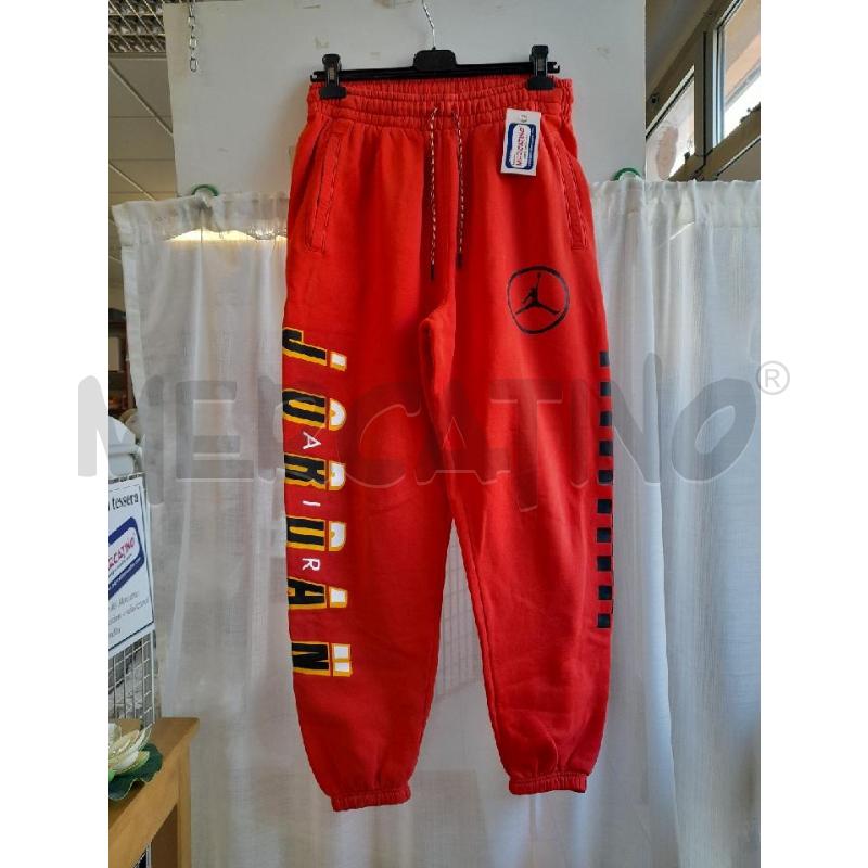 PANTALONE UOMO DA TUTA JORDAN ROSSO ARANCIATO | Mercatino dell'Usato Sondrio 1