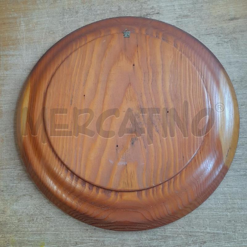 PIATTO LEGNO INCISO DA APPENDERE  | Mercatino dell'Usato Sondrio 2