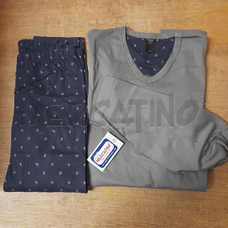 PIGIAMA UOMO CALIDA VERDE BLU | Mercatino dell'Usato Sondrio 1