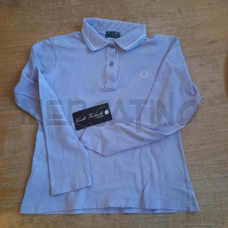 POLO BAMBINA LILLA FRED PERRY ML | Mercatino dell'Usato Sondrio 1