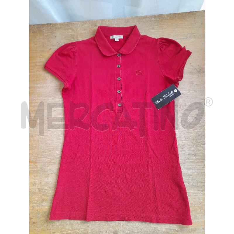 POLO DONNA BURBERRY ROSSA | Mercatino dell'Usato Sondrio 1
