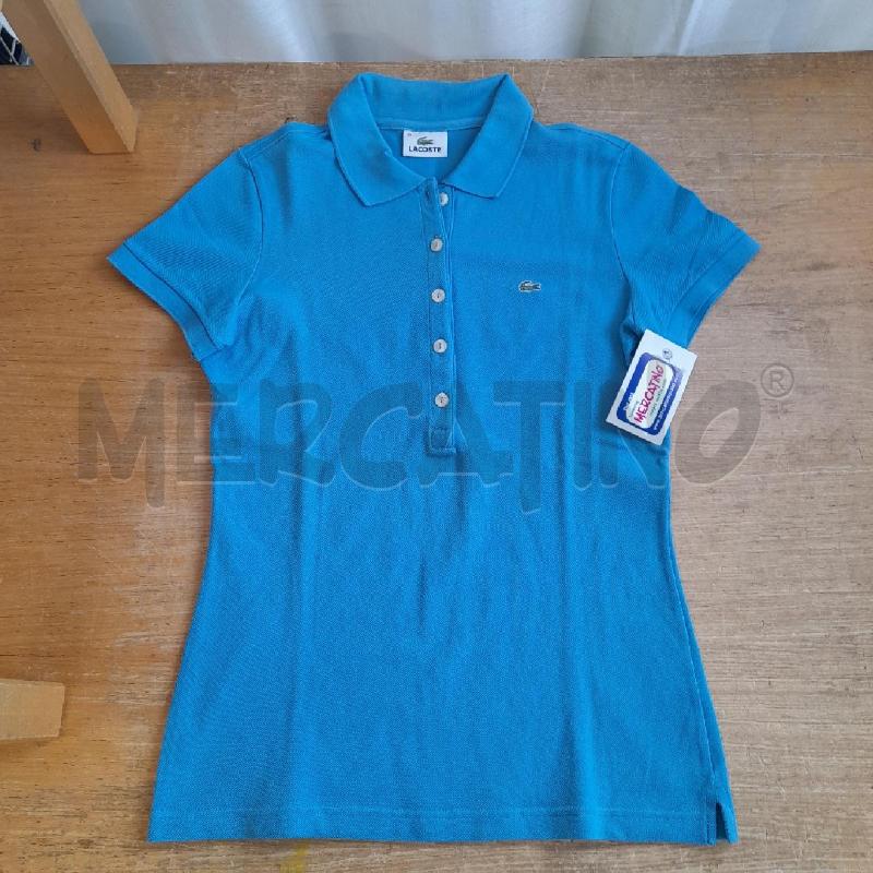 POLO DONNA TURCHESE T.LACOSTE | Mercatino dell'Usato Sondrio 1