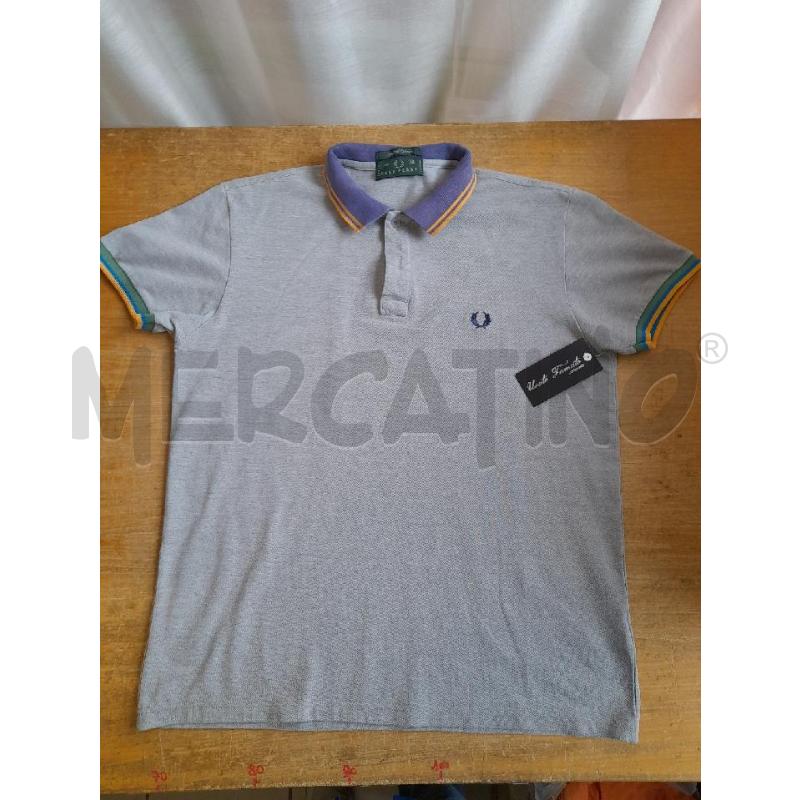 POLO UOMO FRED PERRY GRIGIA | Mercatino dell'Usato Sondrio 1