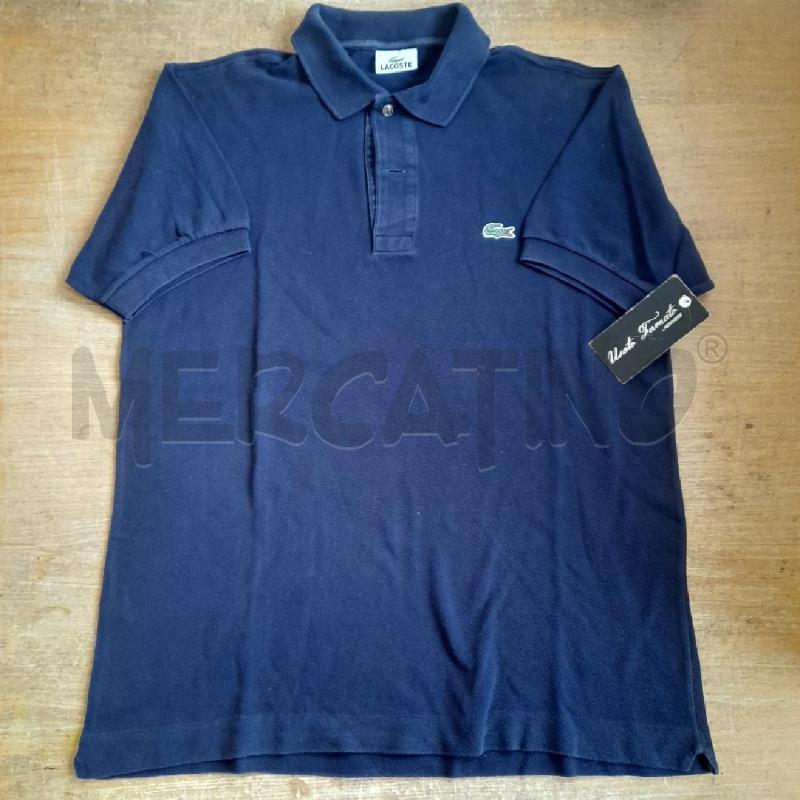 POLO UOMO LACOSTE BLU | Mercatino dell'Usato Sondrio 1