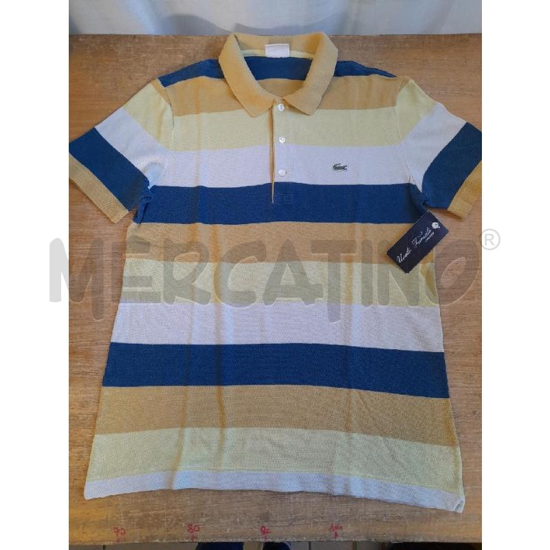 POLO UOMO LACOSTE RIGHE COLORATE | Mercatino dell'Usato Sondrio 1