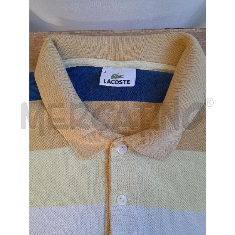 POLO UOMO LACOSTE RIGHE COLORATE | Mercatino dell'Usato Sondrio 2