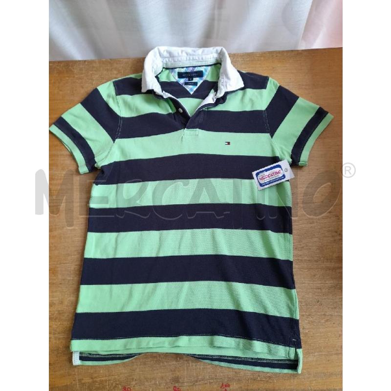 POLO UOMO T.HILFIGER RIGHE | Mercatino dell'Usato Sondrio 1