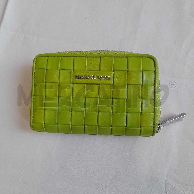 PORTA FOGLIO PICCOLO M.KORS VERDE | Mercatino dell'Usato Sondrio 1