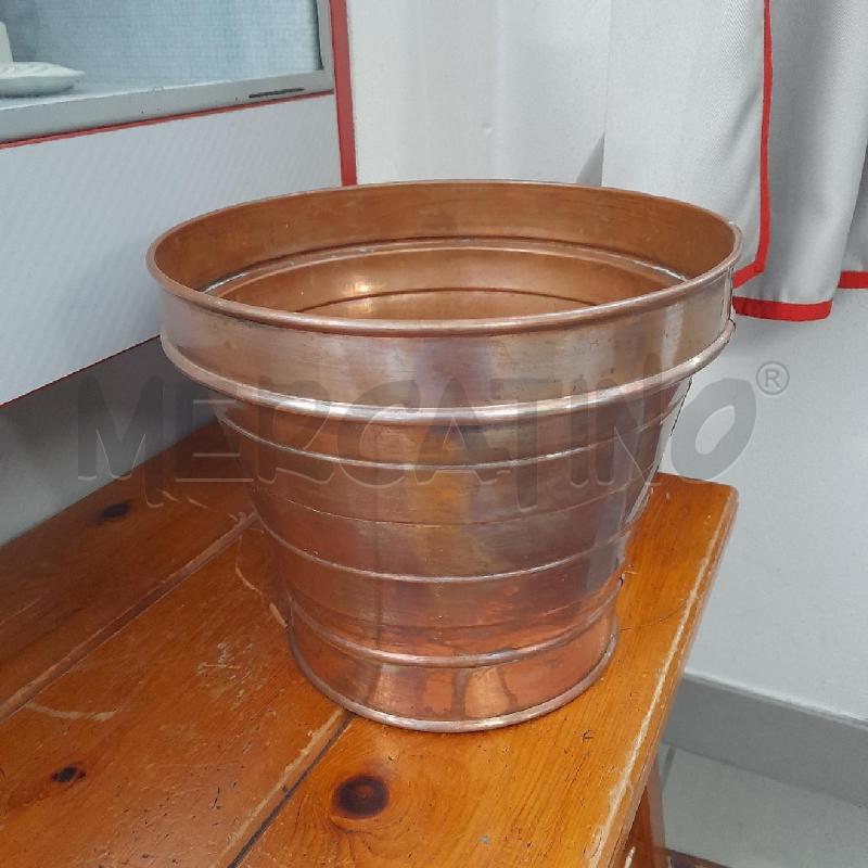 PORTA VASO RAME SECCHIELLO | Mercatino dell'Usato Sondrio 1