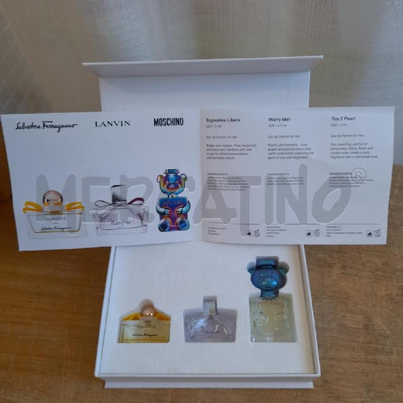 PROFUMINI CONFEZIONE TRIS | Mercatino dell'Usato Sondrio 1