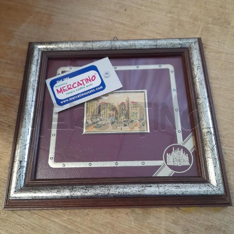 QUADRETTO FOGLIA ORO 23X20 | Mercatino dell'Usato Sondrio 1