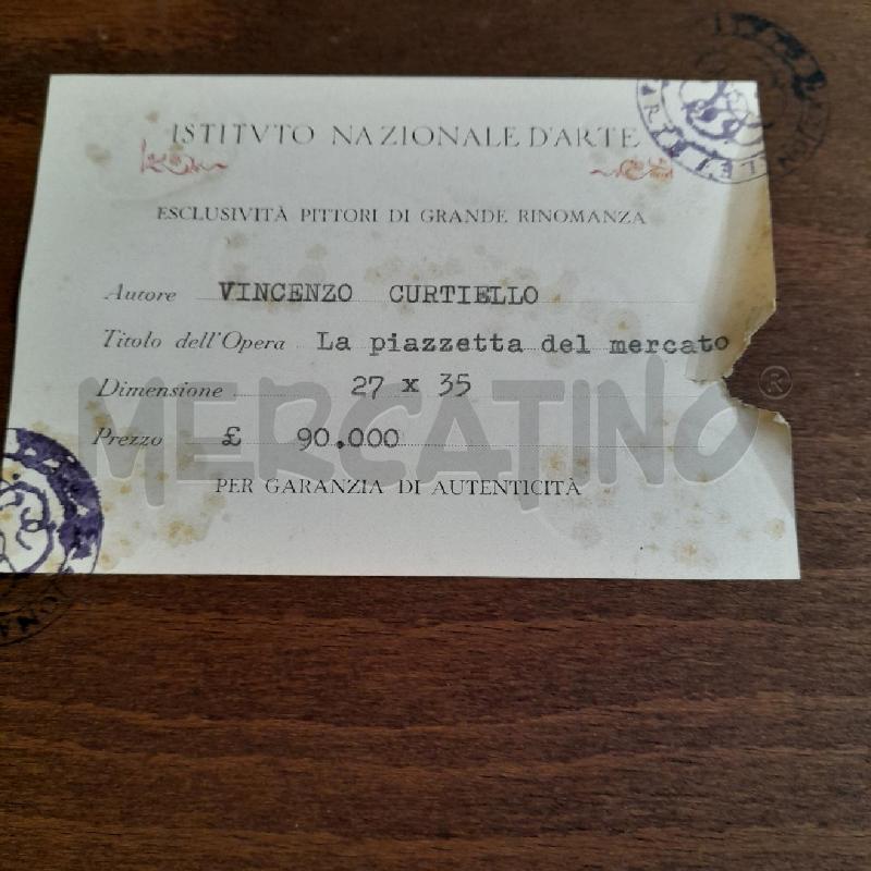 QUADRO V.CURTIELLO CON CORNICE | Mercatino dell'Usato Sondrio 2