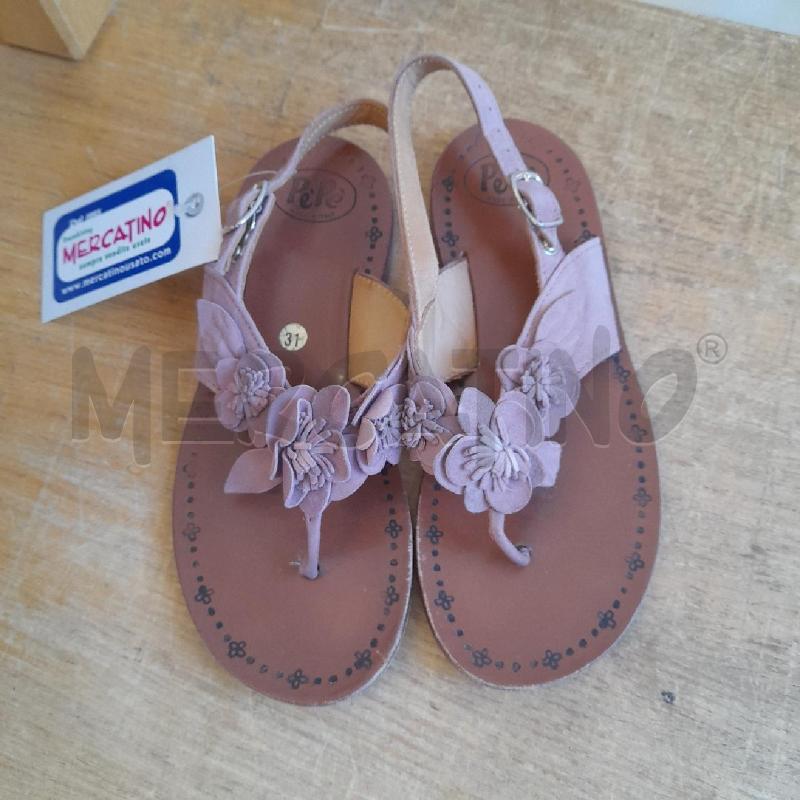 SANDALI BAMBINA PEPÈ ROSA | Mercatino dell'Usato Sondrio 1
